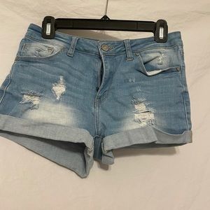 WAX JEAN SHORTS